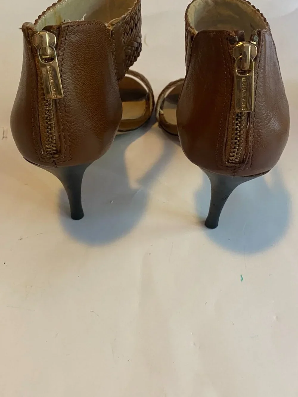 Michael Kors leather heeled sandals